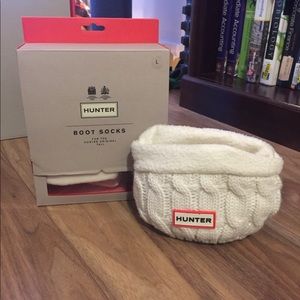 Natural White Hunter Tall Boot Socks